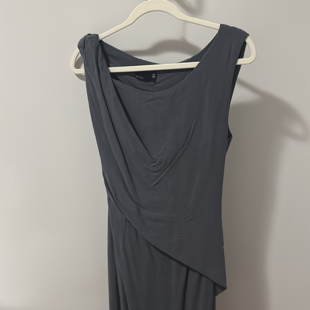 Grey asymmetric dress